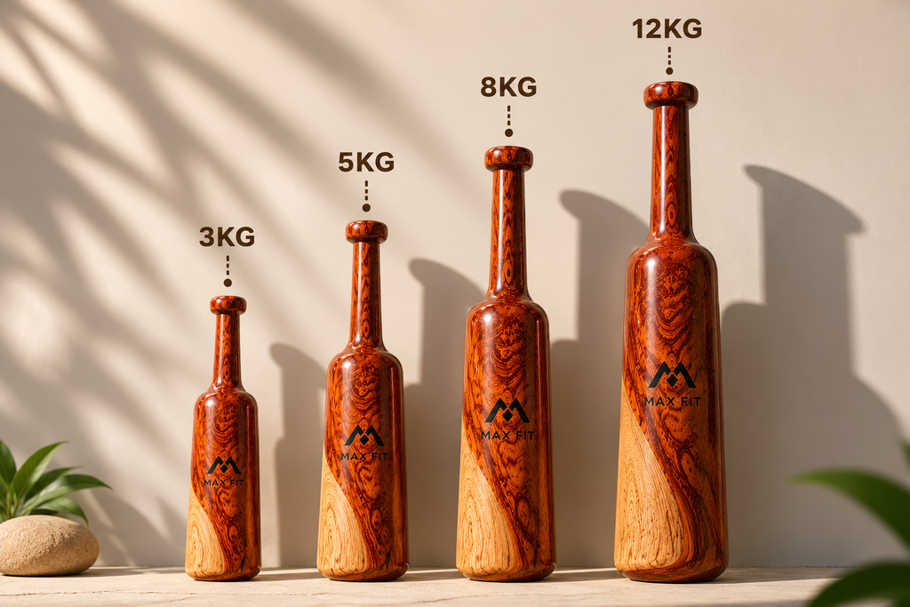 Handcrafted Wooden Mugdar (Indian Club)